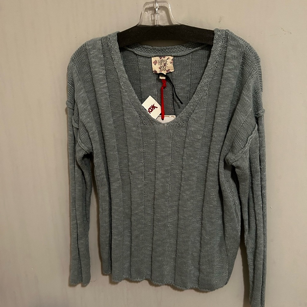 Hippie, rose, lightweight sweater, size medium with tags